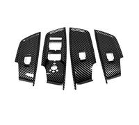 Générique Poignée de porte intérieure de voiture Poignée de porte intérieure voiture en carbone ABS, autocollant pour bol, A3 8Y pour Sportback pour berline 2021, accessoires(Window Lifter Switch)
