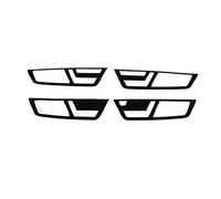 Générique Poignée de porte intérieure de voiture Pour Mercedes Pour Benz S Class W221 2008-2012 Car Inner Door Handle Cover Bowl Frame Trim Sticker(Noir)