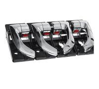 Générique Poignée de porte intérieure en plastique pour Hyundai pour Tucson 2005-2009, lot de 4 pièces, 82620-2Z020(Chrome)