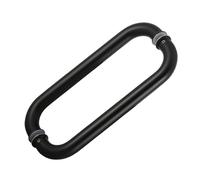 Générique Poignée De Porte, Poignée Portail Coulissant, Garage, Bouton D'armoire Tubulaire, For Vitrée Salle Bain, Latérale Simple Remplacement(Black)