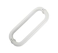 Générique Poignée De Porte, Poignée Portail Coulissant, Garage, Bouton D'armoire Tubulaire, For Vitrée Salle Bain, Latérale Simple Remplacement(White)
