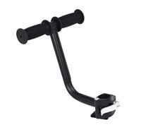 Générique Poignée De Siège Arrière De Vélo - Poignée Arrière Universelle en Aluminium, Support De Montage À Dégagement Rapide, Base en Caoutchouc Absorbant Les Chocs, Barre Latérale Pliante