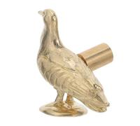 Générique Poignée de Tiroir Décorative en Laiton D’oiseau Colombe, Poignée de Commode Vintage pour Meuble, Bouton de Porte à Trou Unique, Décoration Intérieure pour Chambre et Salon,