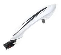 Générique Poignée de voiture Poignée de porte d'accès confort extérieur pour BMW F07 (51217231931) (51217231934) remplacement(White,Front Left (FL))