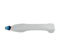 Générique Poignée de voiture Poignée de porte extérieure gauche/droite 3G0837206/3G0837205 pour VW pour Passat 2015-2022 remplacement(White,RiGht)