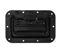 Générique Poignée Encastrable en Fer Ressort 8mm pour Flight Case et Cabinet Noir, Design Minimaliste, pour Utilisateurs Fréquents en Environnements Exigeants