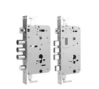 Générique Poignée Et Corps De Panneau De Serrure De Sécurité En Acier Inoxydable, Languette Silencieuse, Pièces Et Accessoires De Serrure(30x240Lock cylinder)