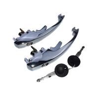 Générique poignée extérieure de voiture Lot de 2 poignées porte chromées gauche ou droite avec clés pour VW pour Volkswagen Beetle Super