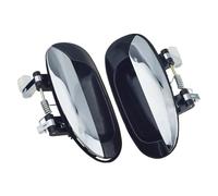 Générique poignée extérieure de voiture Poignée de porte extérieure chromée et noire 0K2FB-59410 pour Kia Carens 2004-2006(Rear Left and Right)