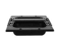 Générique Poignée Métallique Noire pour Caisson D'enceinte Structure Carrée et Design en Angle Droit, pour Haut-parleurs de Scène et Installations Fréquentes
