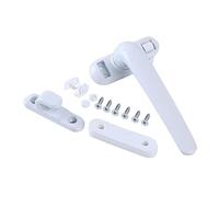 Générique PoignéE Oscillo-Battante, Poignées de fenêtre universelles en alliage d'aluminium avec serrure for porte chambre à coucher ou salon(White Left)