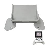 Générique Poignée pour Anbernic RG Rotate Console de Jeu Poignée Ergonomique Couverte Imprimée en 3D avec/Sans Support Adaptateur pour J-Con (gray grip case)