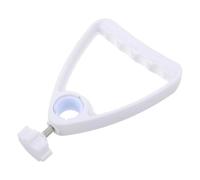 Générique Poignée pour perfusion intraveineuse blanche en plastique fixation universelle compatible potence 25/30 mm diamètre extérieur pour utilisation sur pied en acier inoxydable