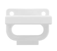 Générique Poignée pour Stores Enrouleurs en Plastique Blanc Agrafe, Fonctionnement Facile et Design Élégant pour Espaces Commerciaux et Cuisines Domestiques