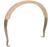 Générique Poignée Remplaçable de Théière en Métal Corde de Chanvre, Anti-brûlure et Facile à Installer, Adaptée pour Bouilloire de 11 à 13 Cm, Accessoire Rustique pour Théière