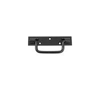Poignée sur platine acier prépeint, H.25 x L.160 x P.10 mm