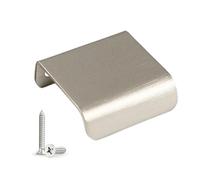 Générique Poignées de chant pour placards | Poignée de Quincaillerie Mobilier | Poignées de tirage à doigt de tiroir de vanity | pour cuisine salle d'eau dressing chambre tiroirs armoire