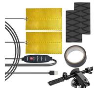 Générique Poignées De Guidon De Motocyclette - Couvre-Guidon Chauffant Antidérapant pour Motocyclette | Couverture Chauffante Électrique pour Moto, Scooter, VTT, ATV et Vélo en Hiver