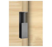 Générique Poignées de porte escamotable, matériel de traction de porte coulissante, poignées de porte de placard encastrées for porte de grange coulissante, tiroir, armoire(Grey-4.5cm,L24cm)