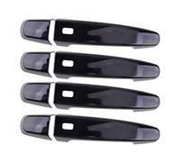 Générique Poignées de porte extérieures automobiles Pour Chevrolet pour Traverse pour Malibu Impala pour GMC 2018-2020 Couvercle de poignée porte latérale noir pour ABS
