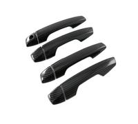 Générique Poignées de porte extérieures automobiles RHD pour Mitsubishi pour Outlander 2022 2023 ABS poignée de porte extérieure voiture couvercle protection loquet cuvette garniture(With holes 1)