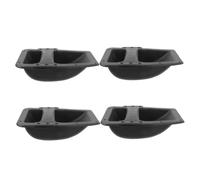 Générique PoignéEs De Remplacement Pour Haut-Parleur Cosmo Lot De 4 Noires 21 3X15 3X5 Cm PoignéEs LatéRales Pour BoîTes Sonores Et Haut-Parleurs ExtéRieurs