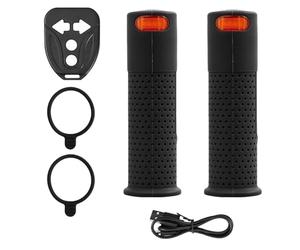 Générique Poignées De Trottinette,Lampe LED Étanche Télécommandée - Clignotant Guidon Trottinette Électrique - pour VTT, Vélo de Route, Vélo Pliant, Sortie Extérieure, Trajet, Voyage