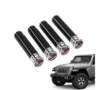 Générique Poignées De Verrouillage De Porte Pour Véhicules | Couvre-Bouton En Fibre De Carbone Décoratif,Bouton serrure porte véhicule 3.71 x 0.99 cm,pour Conducteurs Hommes Femmes SUV RV Camion