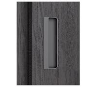 Générique Poignées encastrées, poignée de porte coulissante, poignées encastrées, poignée de traction affleurante for porte coulissante, placard, tiroir, armoire(Grey-l14cm,3pcs)