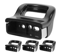 Générique Poignées Latérales de Casserole Universelles en Plastique Antidérapant, 4 Pièces, Poignée Amovible à Double Trou pour Autocuiseur et Marmite, Accessoire Cuisine Pratique