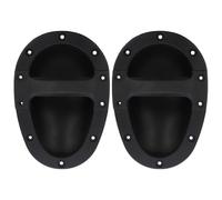 Générique Poignées Lot de 2 Pièces pour Enceintes Acoustiques Encastrées en Abs Noir, Résistantes aux Taches, Confortables à Tenir pour Accessoires Audio de Scène