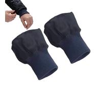 Générique Poignets Coupe Vent pour Doudoune 2pcs - Manchons Tricotés Élastiques Sans | Rallonge de Manche Anti Froid Épais Automne Hiver | Accessoire DIY pour Vestes Manteaux Pulls