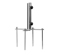Générique Poinçon à Parasol de Plage | en Métal Réglable Et Résistant Au Vent,Ancrage et Stabilisateur de Parasol - pour Pelouse Terrasse Jardin Vacances Événements Camping Bateau