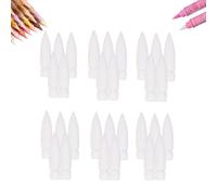 Générique Pointes de Rechange Douces en Nylon pour Marqueurs Acrylique | 20/30 Pièces Rechargeables | Pointe Fine pour Dessin Artistique Professionnel | Durables et Précis (30)