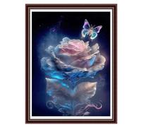 Générique Points de diamant pour adultes Kits de peinture diamant fleurs