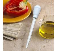 Générique Poires à Sauce en ABS, Poire à Jus Pipette Cuisine Aiguille d'Injection avec Lignes De Mesure pour Cuisson BBQ La Cuisson des Jus De Beurre des Jus De (Blanc)
