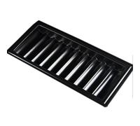 Générique Poker Chip Case, Chip Tray Holder, Dealer Discard Tray, Durable PP Material, Compact Table Organizer, Or Home Game Use, 8.27x3.94x0.98 inches, Black, 1 Piece