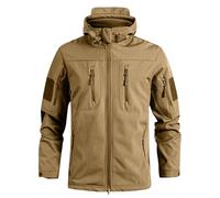 Générique Polaire Chasse Blouson de Travail Homme Hiver de Ski Mens Jacket Manteau Winter Vestes Homme Veste Cagoule Kaki 3XL