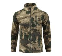 Générique Polaire Homme Hiver Chaud Treillis Militaire avec Softshell Chasse Uniforme Camouflage Ensemble Militaire Homme Tactique Ski Tactiques Vêtements Impermeable Blouson XL