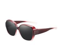 Générique Polarized Fit Over Glasses Sunglasses For Women Square Wrap Around Shades Polarised Oversized Frame Sun Glasses With UV Protection For Driving Outdoor