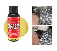 Générique Polish pour Montres,Agent de Soin pour Montres 30g - Kit de Polissage Métal avec Éponge | Restauration Acier Inoxydable pour Coques De Téléphone Et
