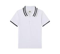 Générique Polo Adolescent GarçOn,Tunique Courte Ample Et Classique pour Tout-Petits (Filles Et GarçOns) Manches Douces T-Shirt Uni