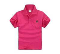 Générique Polo Enfant GarçOn,Tunique Courte Ample Et Classique pour Tout-Petits (Filles Et GarçOns) Manches Douces T-Shirt Uni