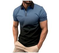 Générique Polo Homme Manches Courtes, Hauts à Manches Courtes pour Hommes, Quatre Saisons, Loisirs, Design de Mode, Boutons à