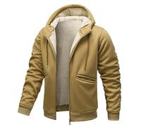 Générique Polo Homme Manches Longues Sherpa Long Moto Polo Vent D'interieur Baseball Longues Manches Blouson Aviateur Saison Automne Polaire Militaire Hiver Randonnée Veste Veste Thermique Homme XL