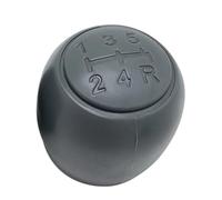 Générique Pommeau de levier de vitesse à course courte Pommeau de levier vitesse pour FIAT PANDA 500 500C 2004-2013, soufflet protection remplacer(Gray Gar Knob)