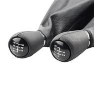 Générique Pommeau de levier de vitesse à course courte Pour Seat Leon 1M1 2002-2006, levier de vitesse 5 vitesses, style voiture, ligne rouge, trou 12 mm remplacer(5 speed)