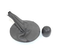 Générique Pommeau de levier de vitesse à course courte Soufflet de levier vitesse 5 vitesses noir/gris pour Fiat Panda 2003-2012 remplacer