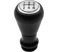 Générique Pommeau de levier pour vitesse pour Peugeot 206, 406, 5 vitesses, soufflet protection(Argent)