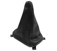 Générique Pommeau de levier vitesse en cuir noir et beige pour Kia pour Sportage 2005-2010(Black)